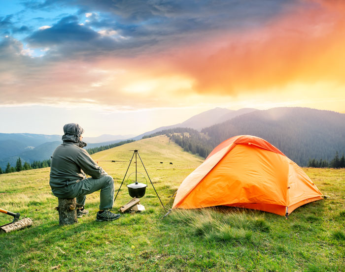 UN SÉJOUR EN CAMPING À LA MONTAGNE